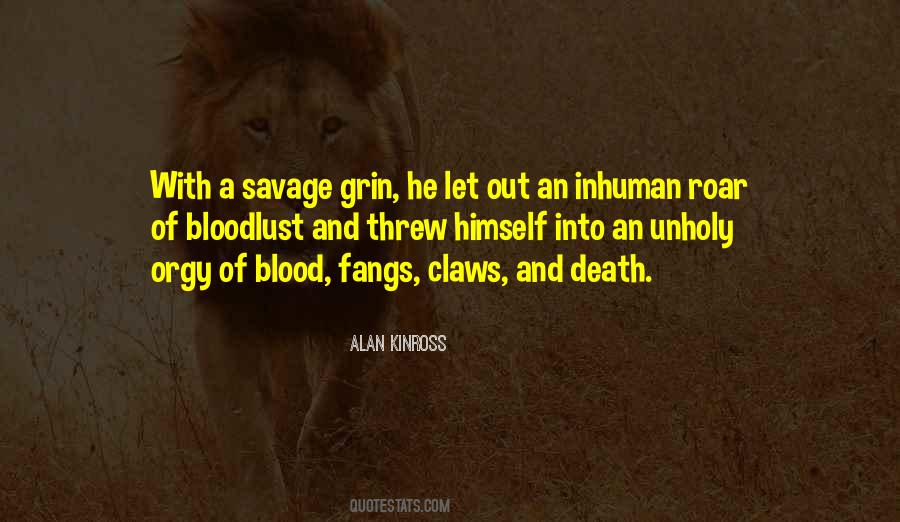 Quotes About Fangs #391727