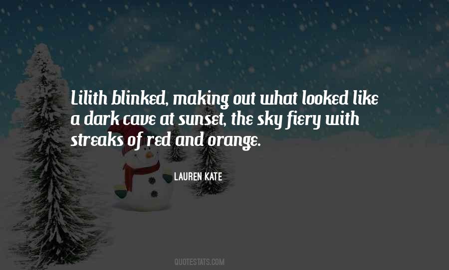 Quotes About Orange Sky #1199665