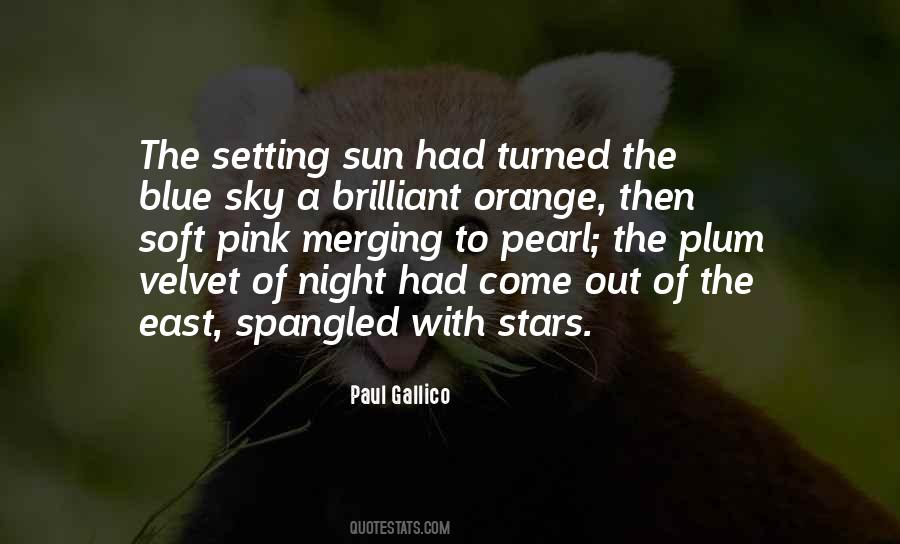 Quotes About Orange Sky #737869