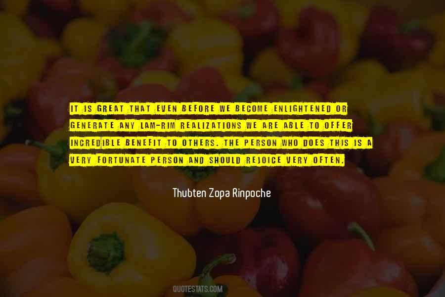 Zopa Rinpoche Quotes #901113