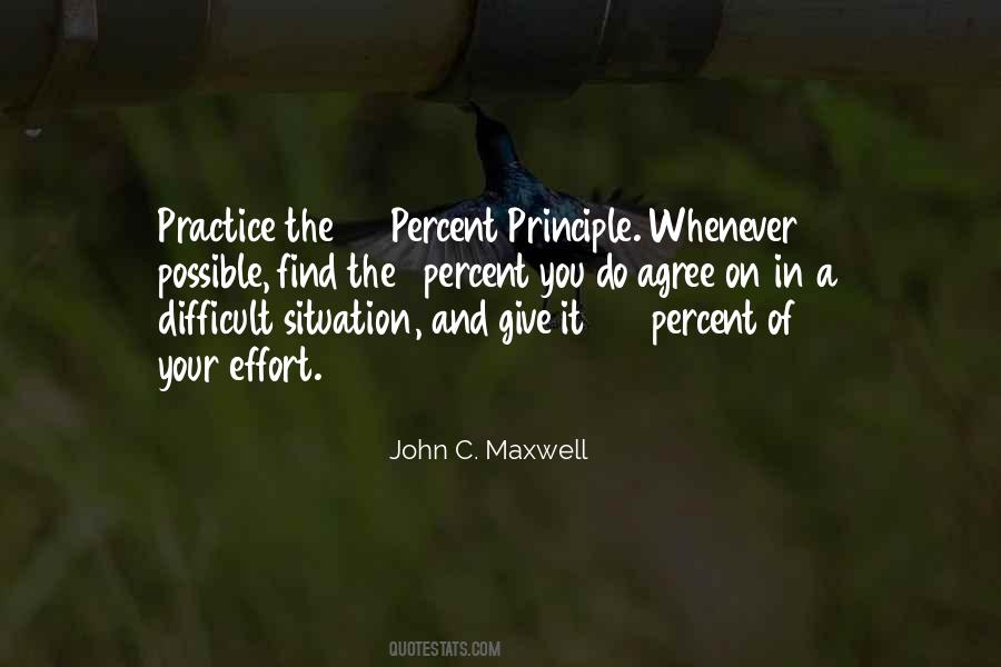 100/0 Principle Quotes #67629