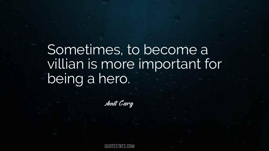 Quotes About Villian #1260138