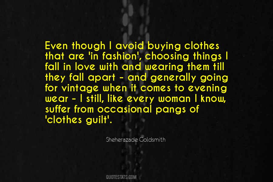 Quotes About Vintage Clothes #473367