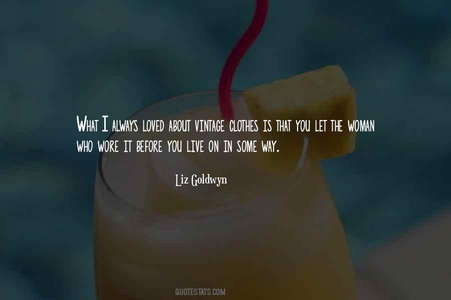 Quotes About Vintage Clothes #831744