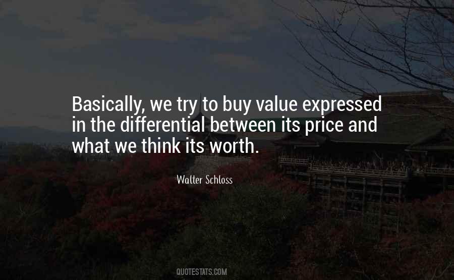 Quotes About Price And Value #1754754