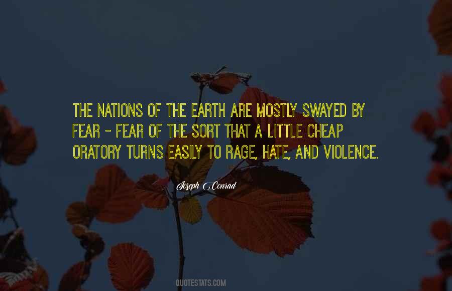 Quotes About Violence And Hate #171287