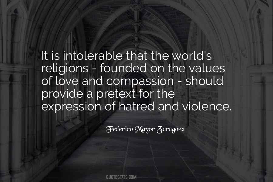 Quotes About Violence And Hatred #1418095