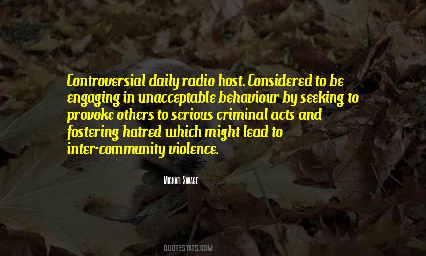 Quotes About Violence And Hatred #679052