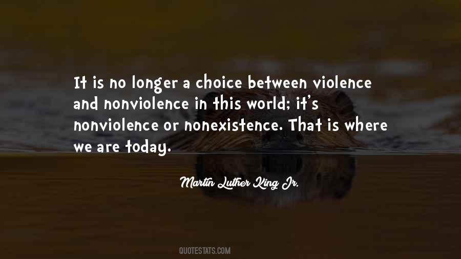 Quotes About Violence And Nonviolence #1118806