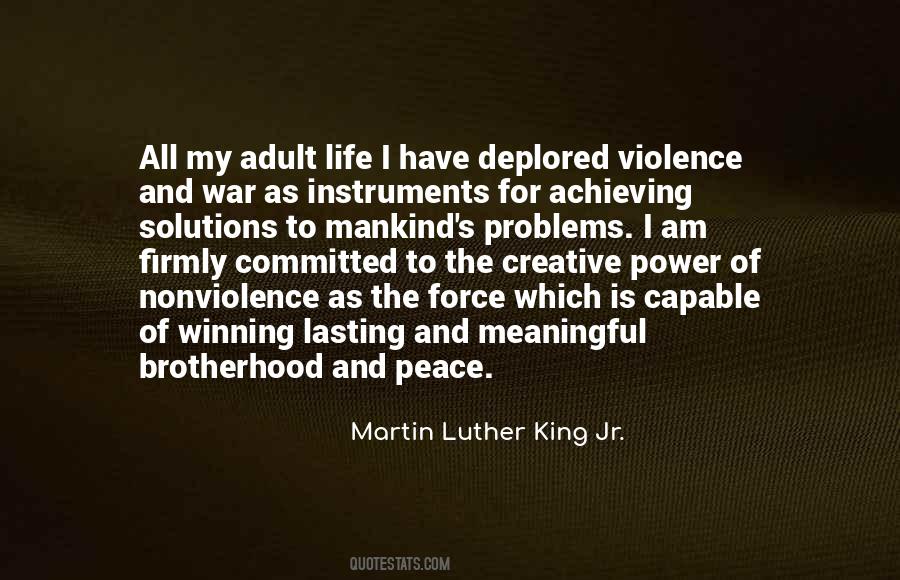 Quotes About Violence And Nonviolence #1306952