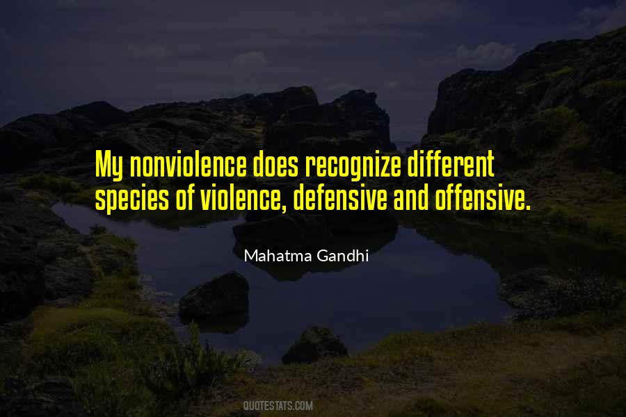 Quotes About Violence And Nonviolence #1388219