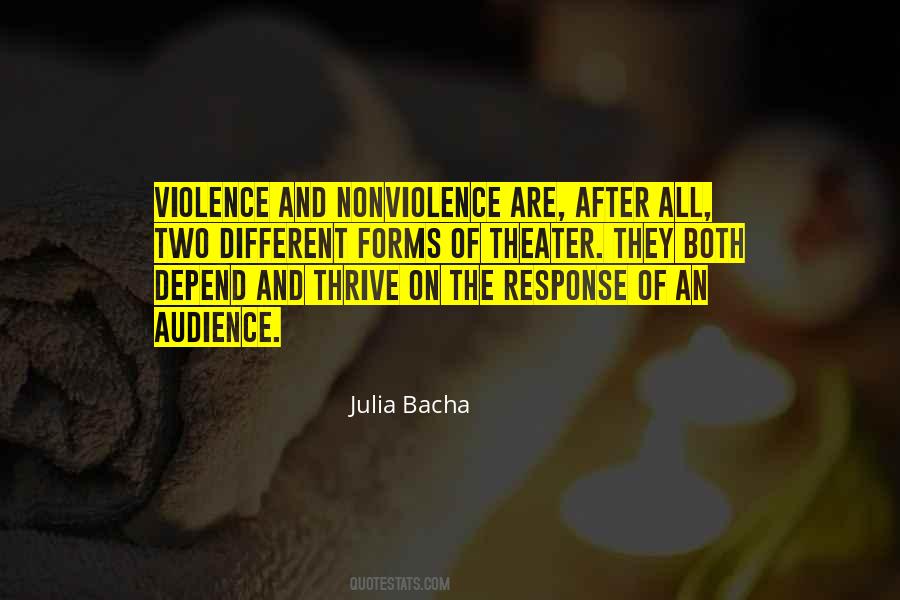 Quotes About Violence And Nonviolence #293045