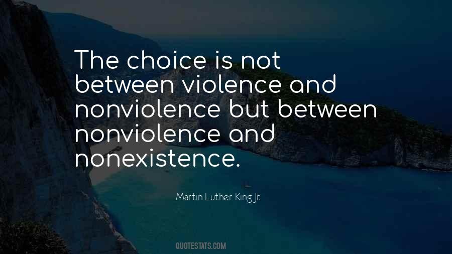 Quotes About Violence And Nonviolence #39864