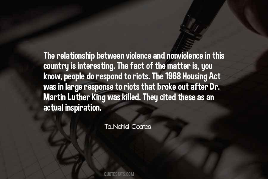 Quotes About Violence And Nonviolence #551026