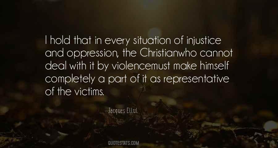 Quotes About Violence Christian #123052