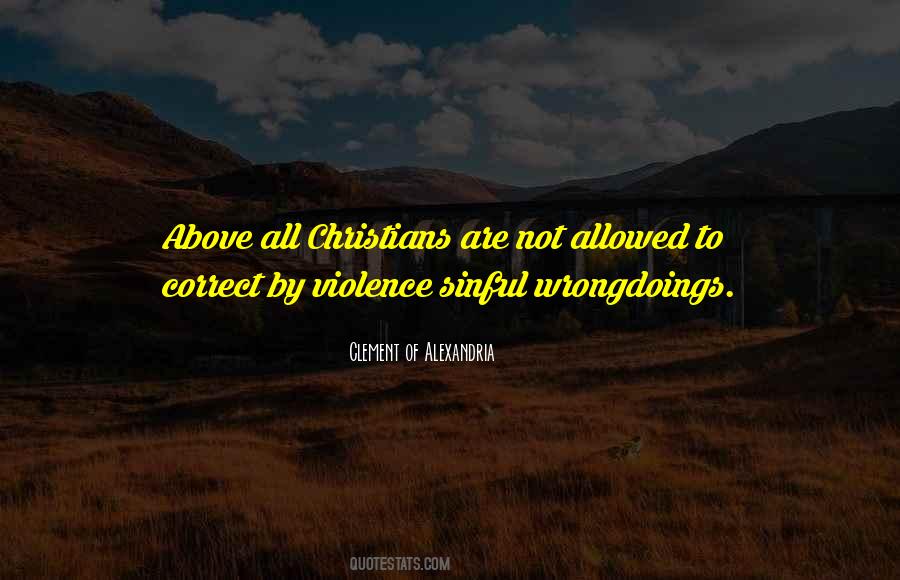 Quotes About Violence Christian #767427