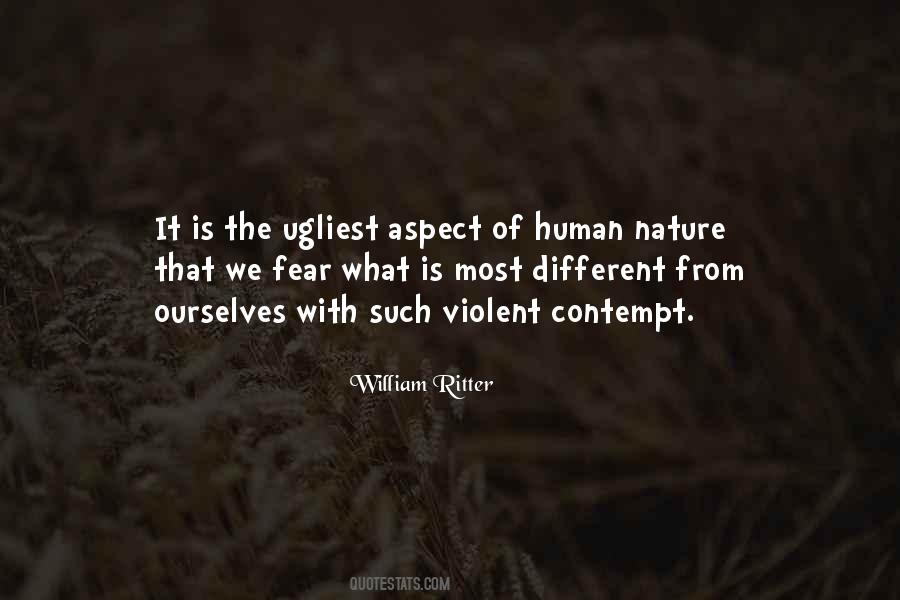 Quotes About Violent Human Nature #930521