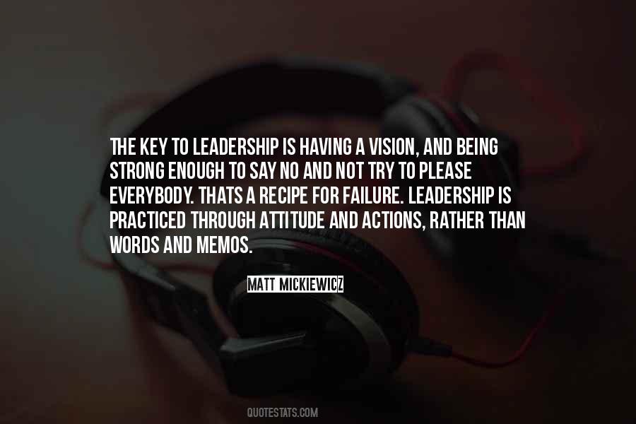 Quotes About Vision Leadership #355651