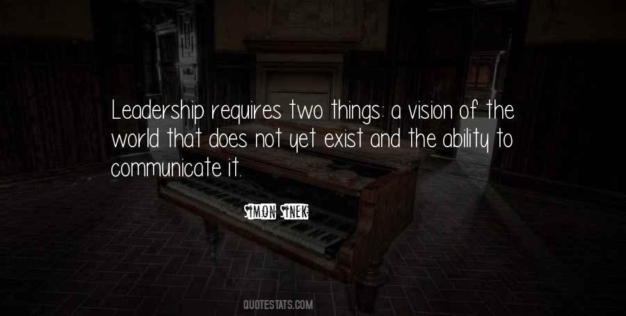 Quotes About Vision Leadership #532347