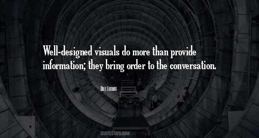 Quotes About Visuals #81062