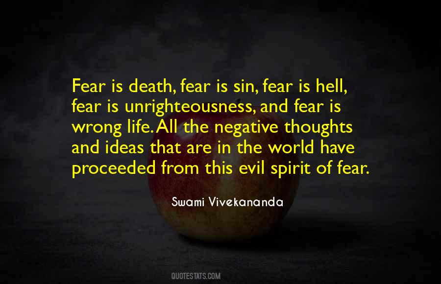 Quotes About Vivekananda Fear #725737
