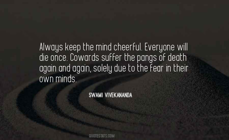 Quotes About Vivekananda Fear #72842