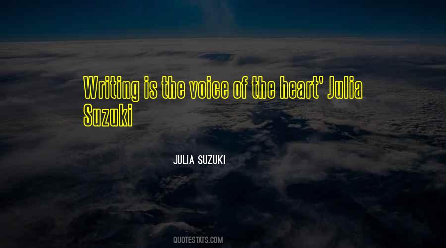 Quotes About Voice In Writing #183566