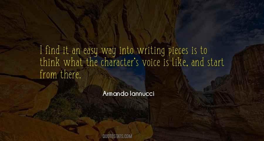 Quotes About Voice In Writing #218862