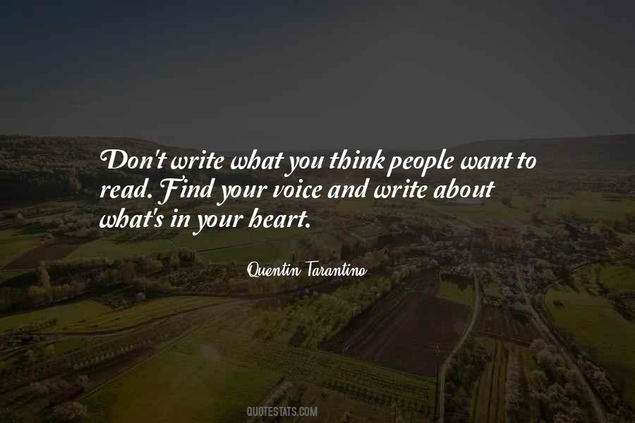 Quotes About Voice In Writing #306071