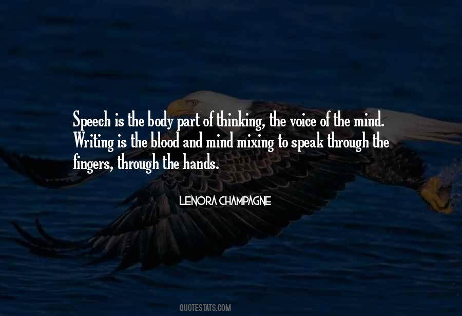 Quotes About Voice In Writing #341389