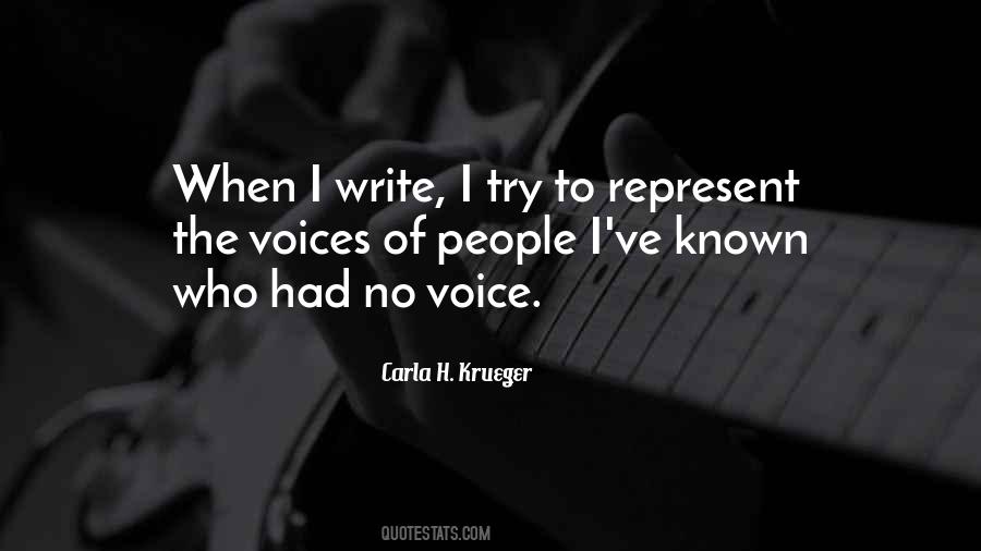 Quotes About Voice In Writing #361103