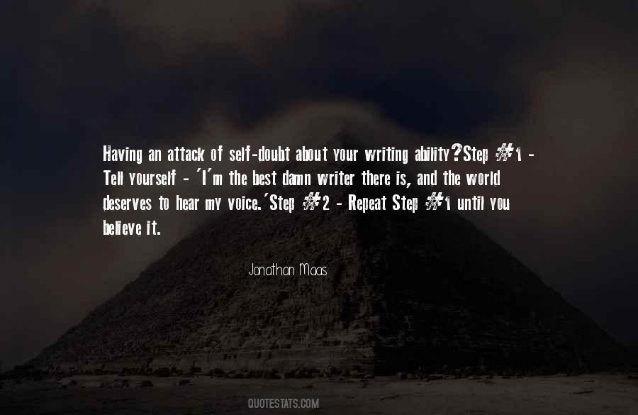 Quotes About Voice In Writing #550609