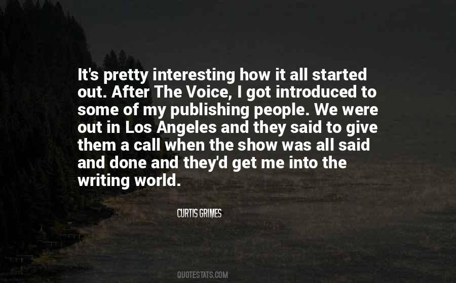 Quotes About Voice In Writing #613341