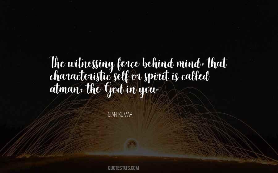 Quotes About The God In You #1427117