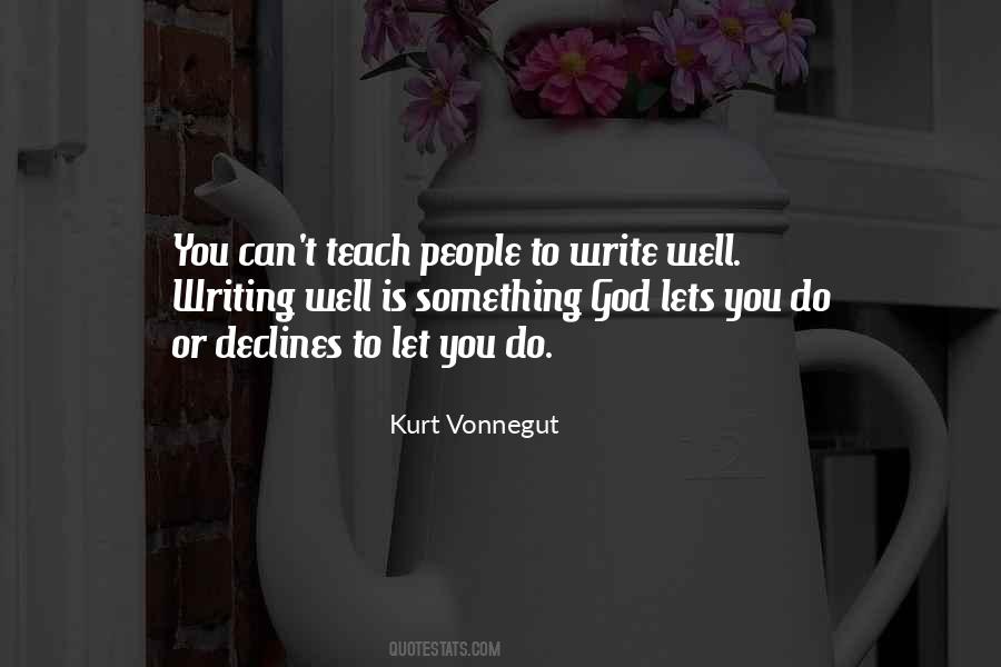 Quotes About Vonnegut Writing #53944