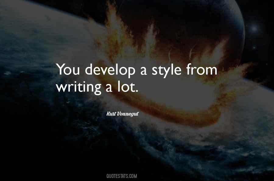 Quotes About Vonnegut Writing #585756