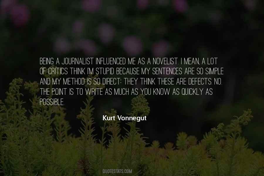 Quotes About Vonnegut Writing #932512