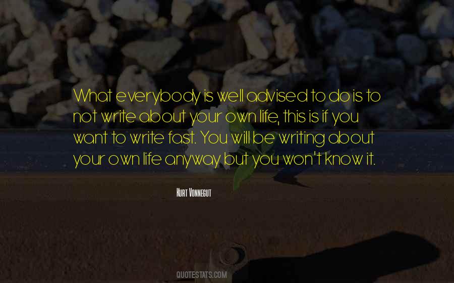 Quotes About Vonnegut Writing #975057