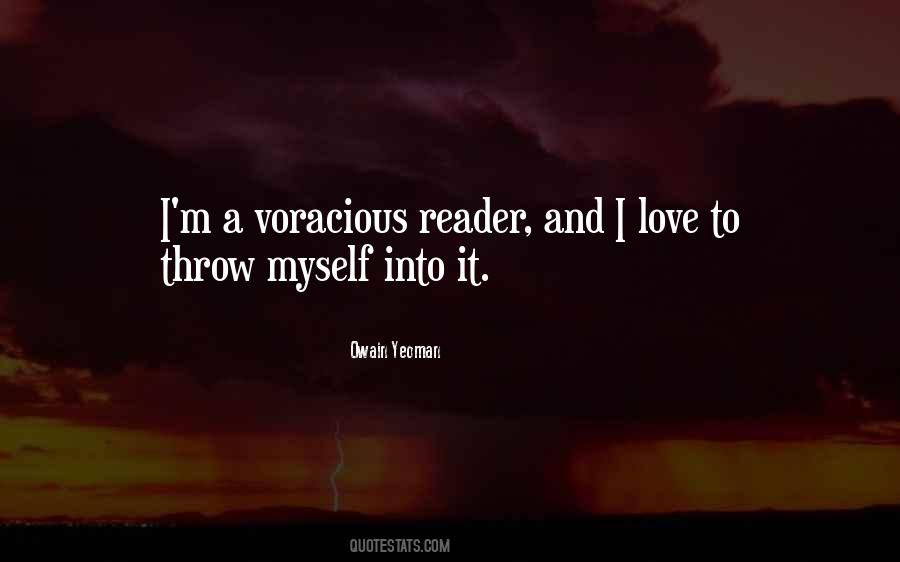 Quotes About Voracious #1698263