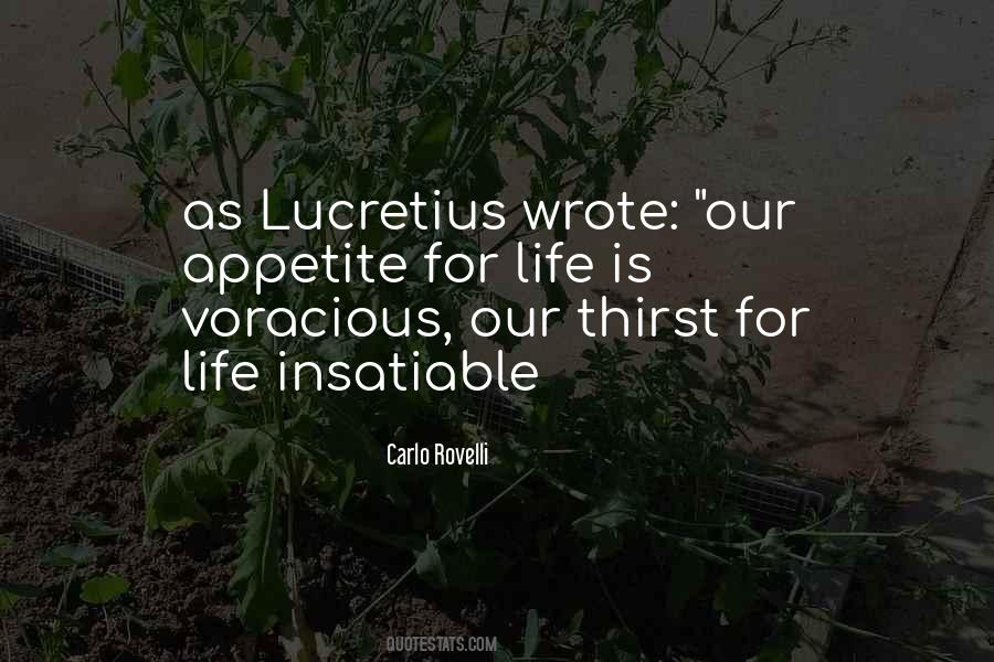 Quotes About Voracious #627107
