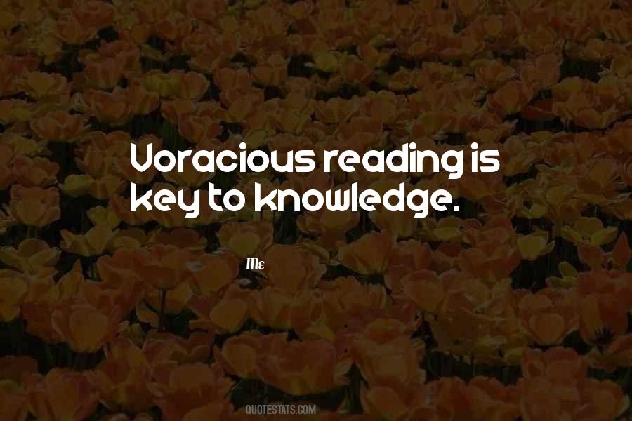 Quotes About Voracious #86997