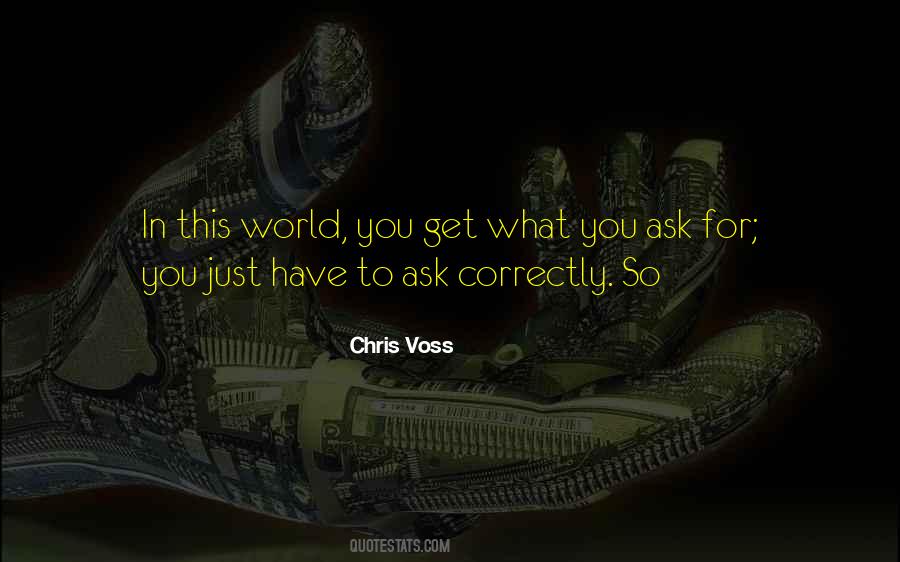 Quotes About Voss #420897