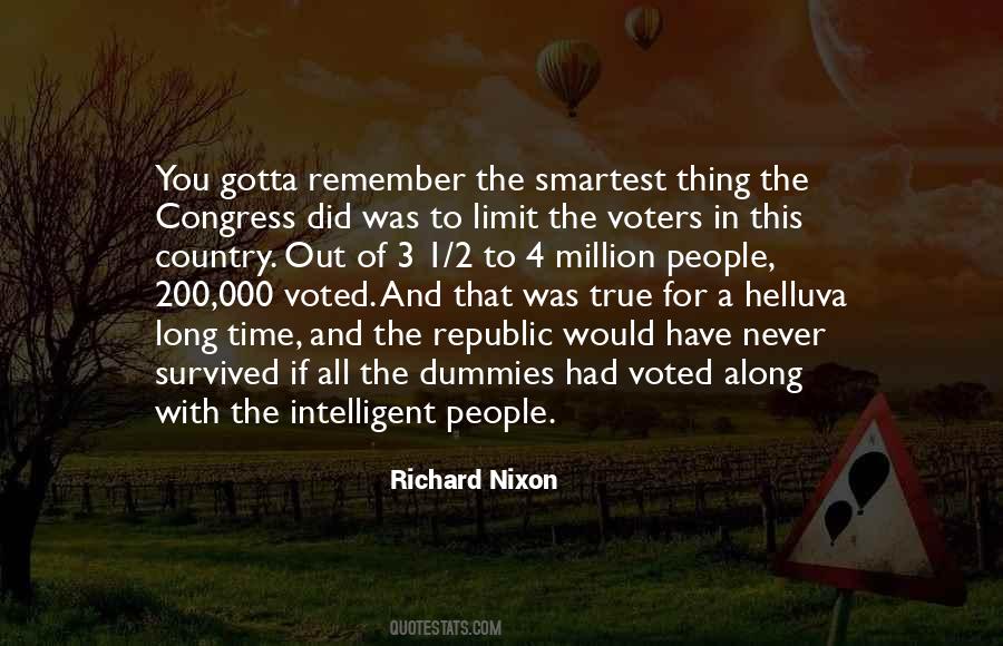 Quotes About Voted #1195512