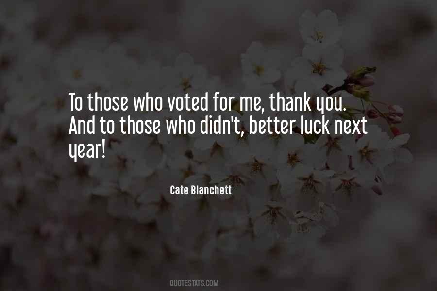 Quotes About Voted #1258532