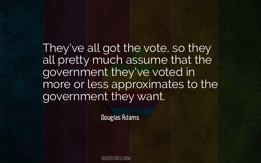 Quotes About Voted #1303494