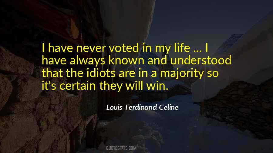 Quotes About Voted #977233