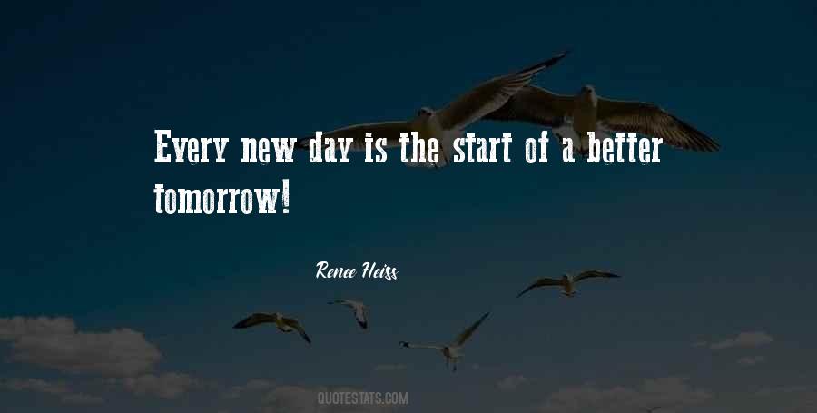 Quotes About Tomorrow Is A New Day #1444418