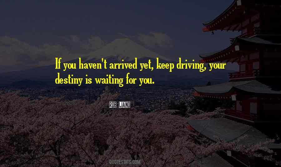 Quotes About Waiting For Your Destiny #979817