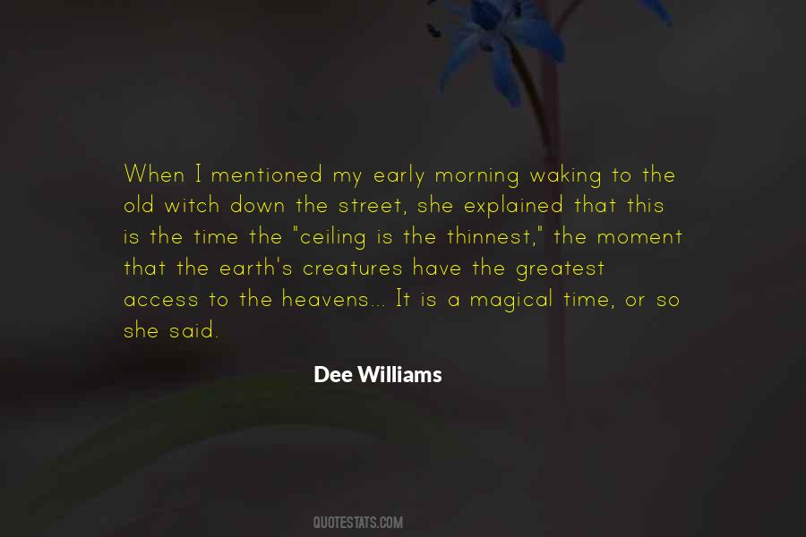 Quotes About Waking Early #161783