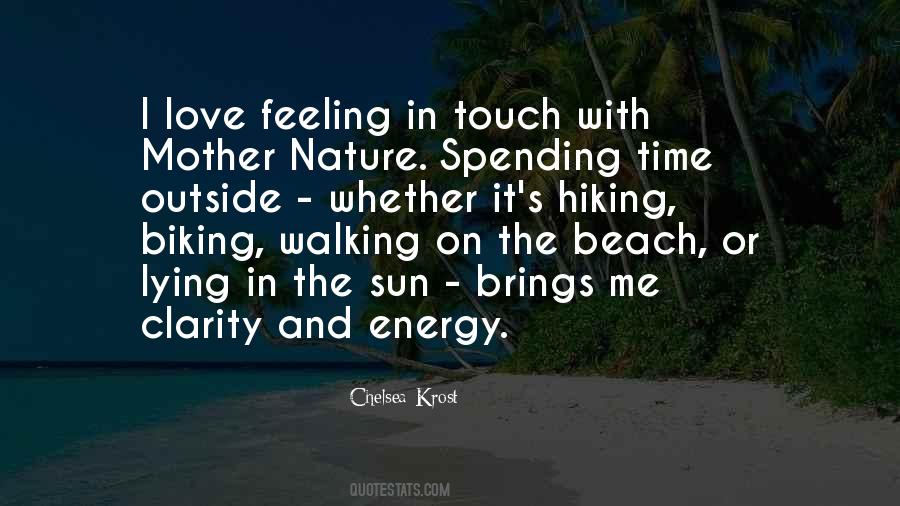 Quotes About Walking In Nature #128582